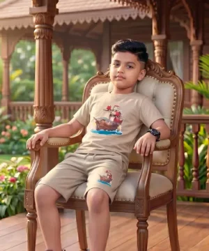 Boys T-shirt+Pant 3-Sets Combo - Image 4