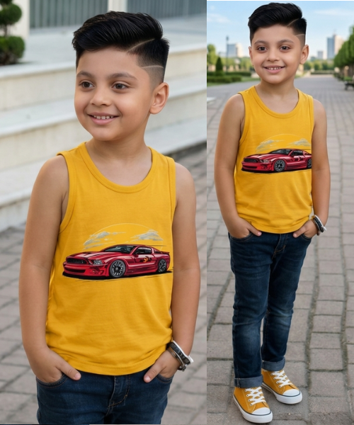 Sleevelss Tee ৫ পিছের কম্বো। - Image 7