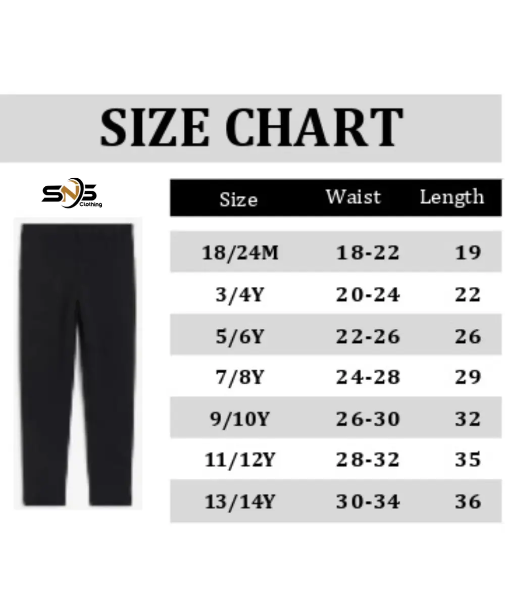 Girls Leggings 5 Pcs Combo - Image 6
