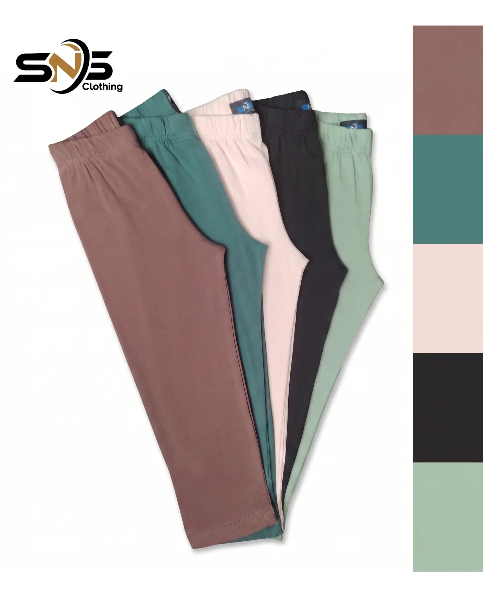 Girls Leggings 5 Pcs Combo